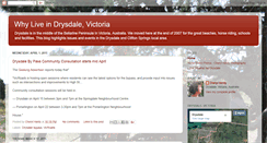 Desktop Screenshot of drysdale-victoria.blogspot.com