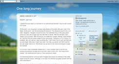 Desktop Screenshot of onelongjourney50.blogspot.com