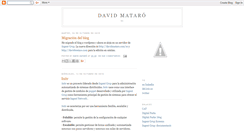Desktop Screenshot of davidmataro-es.blogspot.com