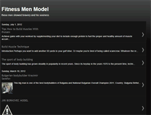 Tablet Screenshot of fitnessmanmodel.blogspot.com