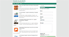 Desktop Screenshot of iklanbarisgratis-2011.blogspot.com