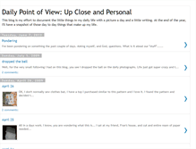 Tablet Screenshot of dailypointofview.blogspot.com