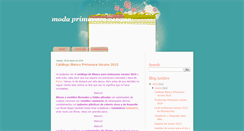 Desktop Screenshot of moda--primavera--verano.blogspot.com