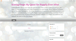 Desktop Screenshot of christiekissingfrogs.blogspot.com