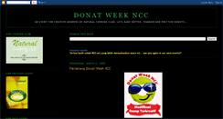 Desktop Screenshot of donatweekncc.blogspot.com