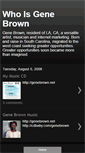 Mobile Screenshot of gene-brown.blogspot.com