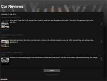 Tablet Screenshot of carreviewsbymm.blogspot.com