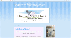 Desktop Screenshot of gedgrave-wensleydales.blogspot.com