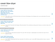 Tablet Screenshot of conairblowdryers.blogspot.com
