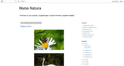 Desktop Screenshot of homonatura.blogspot.com