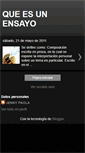 Mobile Screenshot of comorealizarunensayo.blogspot.com