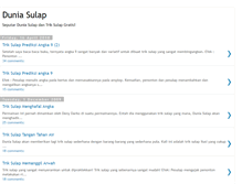 Tablet Screenshot of dunia-sulap.blogspot.com