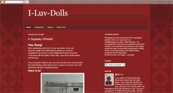 Desktop Screenshot of i-luv-dolls.blogspot.com