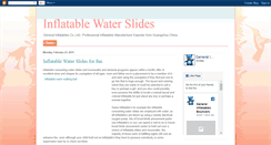 Desktop Screenshot of inflatablewaterwlides.blogspot.com