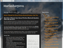 Tablet Screenshot of mariasharpova.blogspot.com