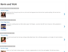 Tablet Screenshot of kevinandvicki.blogspot.com