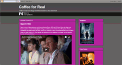 Desktop Screenshot of coffeeforreal.blogspot.com