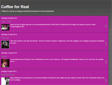 Tablet Screenshot of coffeeforreal.blogspot.com