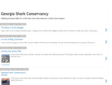 Tablet Screenshot of georgiasharkconservancy.blogspot.com