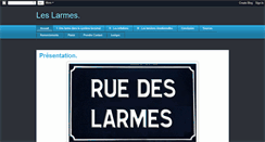 Desktop Screenshot of les-larmes.blogspot.com