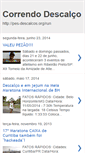 Mobile Screenshot of correndo-descalco.blogspot.com