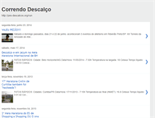 Tablet Screenshot of correndo-descalco.blogspot.com