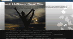 Desktop Screenshot of identitythroughwriting.blogspot.com