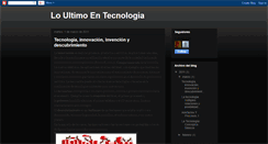 Desktop Screenshot of lalatecnologia.blogspot.com