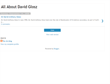 Tablet Screenshot of david-glosz.blogspot.com