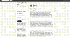 Desktop Screenshot of learninghowtodeal.blogspot.com