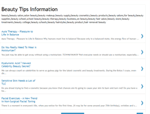 Tablet Screenshot of beauty-tip-informations.blogspot.com