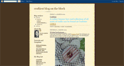 Desktop Screenshot of craftiestblogontheblock.blogspot.com