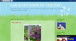 Desktop Screenshot of losbloguerosdetercero.blogspot.com