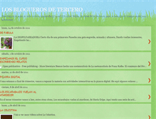 Tablet Screenshot of losbloguerosdetercero.blogspot.com