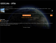 Tablet Screenshot of geoclimaufba.blogspot.com