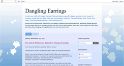 Desktop Screenshot of dangling-earrings.blogspot.com