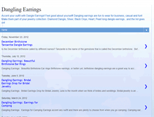 Tablet Screenshot of dangling-earrings.blogspot.com