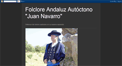 Desktop Screenshot of folclorejuannavarro.blogspot.com