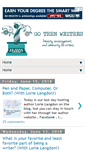 Mobile Screenshot of goteenwriters.blogspot.com