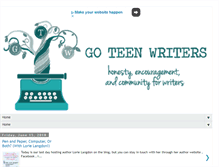 Tablet Screenshot of goteenwriters.blogspot.com