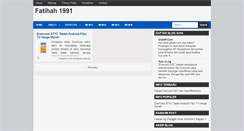 Desktop Screenshot of fatihah1991.blogspot.com