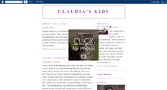 Desktop Screenshot of claudiaskids.blogspot.com