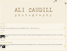 Tablet Screenshot of alicaudillphotography.blogspot.com