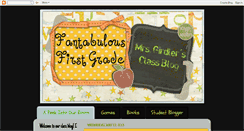 Desktop Screenshot of fantabulousfirstgrade.blogspot.com