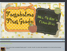 Tablet Screenshot of fantabulousfirstgrade.blogspot.com