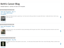 Tablet Screenshot of keithscancerblog.blogspot.com