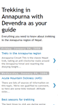 Mobile Screenshot of annapurnatrekking.blogspot.com