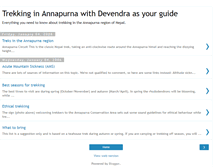 Tablet Screenshot of annapurnatrekking.blogspot.com