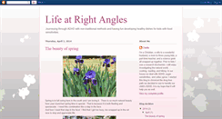 Desktop Screenshot of lifeatrightangles.blogspot.com