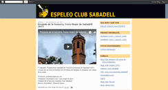 Desktop Screenshot of espeleoclubsabadell.blogspot.com